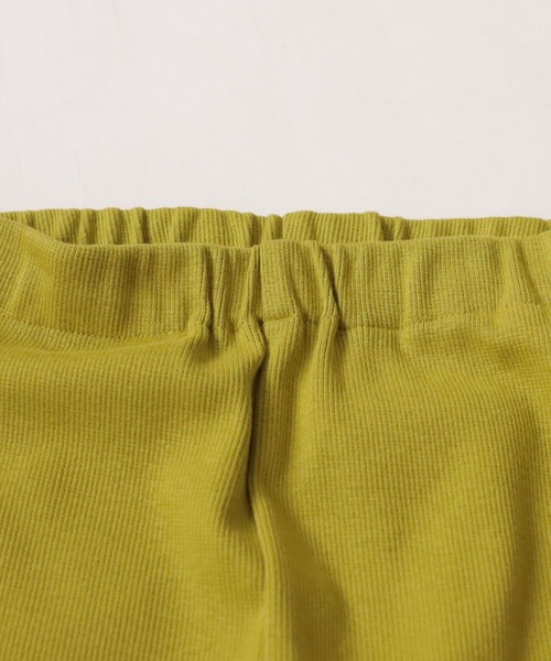 antiqua（アンティカ）の「リブフレアパンツ（その他パンツ・キッズ・グリーン系その他/オレンジ/レッド/アイボリー/ブラック/ブルーグリーン・140/150/160）」の13枚目の写真