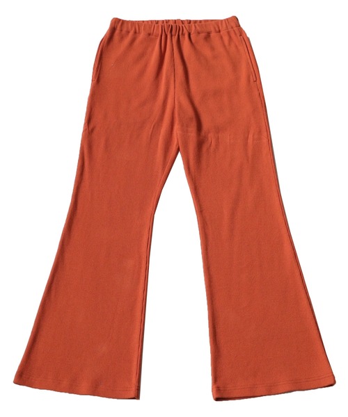 antiqua（アンティカ）の「リブフレアパンツ（その他パンツ・キッズ・グリーン系その他/オレンジ/レッド/アイボリー/ブラック/ブルーグリーン・140/150/160）」の12枚目の写真