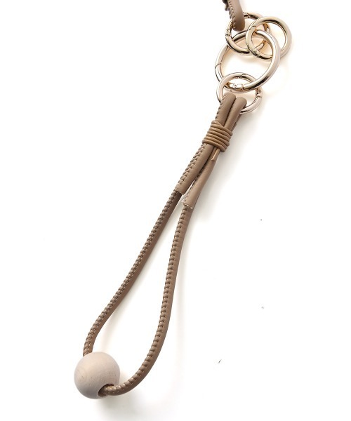marjour（マージュール）の「WOOD BALL HAND STRAP（キーホルダー・レディース・ブラック/ベージュ・FREE）」の14枚目の写真