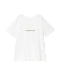 エンボスプリントTシャツ
