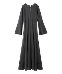 SNIDEL（スナイデル）の「レースジャガードニットワンピース