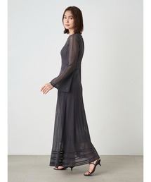 SNIDEL（スナイデル）の「レースジャガードニットワンピース  