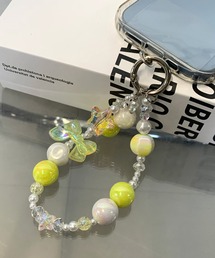 non-hedge（ノンヘッジ）の「星リボンモチーフショートストラップ（スマホグッズ・レディース）」