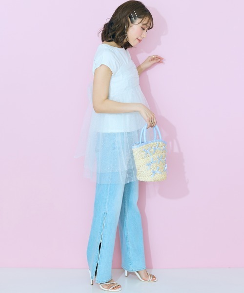 大きいサイズ＞ ミニラメチュールビスチェ marun（キャミソール