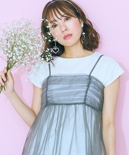 セール】＜大きいサイズ＞ ミニラメチュールビスチェ marun