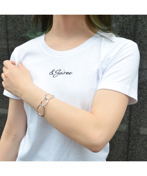 En serio TOKYO(エンソリオトーキョー)の「刺繍ロゴレタリングTシャツ(Tシャツ/カットソー・レディース・ブラック/ホワイト・LARGE/MEDIUM)」の14枚目の写真