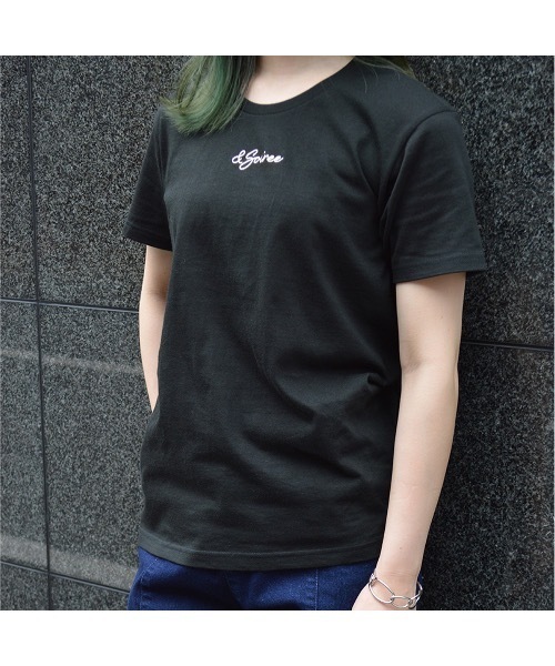 En serio TOKYO(エンソリオトーキョー)の「刺繍ロゴレタリングTシャツ(Tシャツ/カットソー・レディース・ブラック/ホワイト・LARGE/MEDIUM)」の7枚目の写真