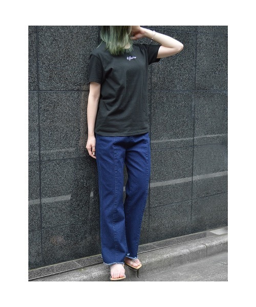 En serio TOKYO(エンソリオトーキョー)の「刺繍ロゴレタリングTシャツ(Tシャツ/カットソー・レディース・ブラック/ホワイト・LARGE/MEDIUM)」の10枚目の写真