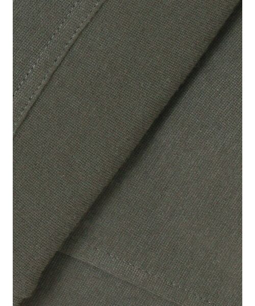 MURUA(ムルーア)の「ガーターヘムトップス(Tシャツ/カットソー・レディース・カーキ/ホワイト/ダークグレー・FREE)」の5枚目の写真