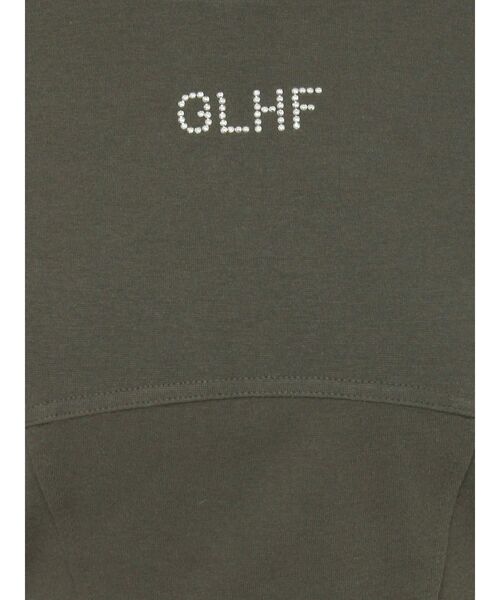 MURUA(ムルーア)の「ガーターヘムトップス(Tシャツ/カットソー・レディース・カーキ/ホワイト/ダークグレー・FREE)」の9枚目の写真