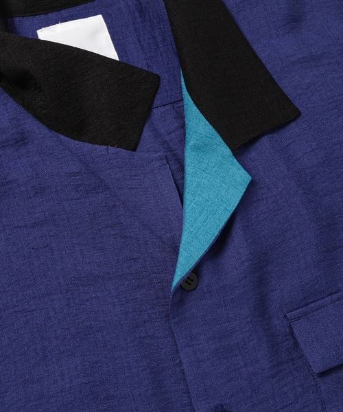 WhoWhat（フーワット）の「DOMINANT COLOR O/C SHIRT（シャツ/ブラウス・メンズ・オレンジ/ネイビー・M）」の3枚目の写真