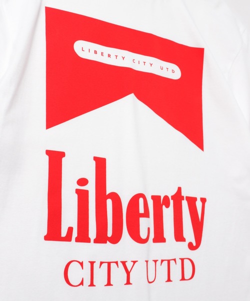 LIBERTY CITY（リバティシティ）の「【LIBERTY CITY/リバティーシティ】 [THE CIGARETTES] Tシャツ（Tシャツ/カットソー・メンズ・ブラック×ホワイト/ホワイト×ブラック/ホワイト×レッド・3/4/2）」の8枚目の写真