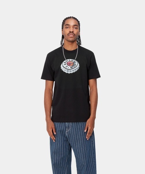 Carhartt WIP S/S BOTTLE CAPT-SHIR（カーハートワークインプログレス S/S ボトル キャップ Tシャツ）（Tシャツ/カットソー）｜Carhartt WIP（カーハートダブリューアイピー）