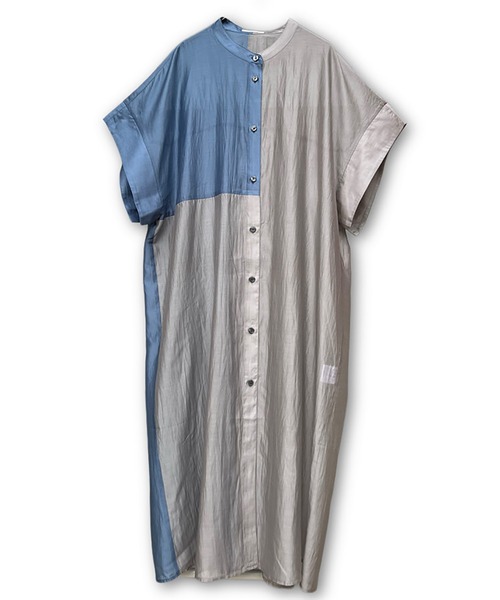 OSMOSIS（オズモーシス）の「バックギャザーロングブラウス（シャツ/ブラウス・レディース・ホワイト系その他/ブラック/グレイッシュベージュ/カーキ/ホワイト系その他2・ONE SIZE）」の4枚目の写真