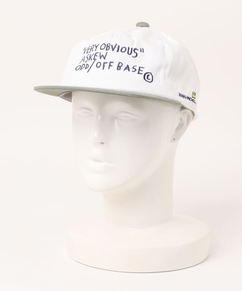 RiNc (リンク)の「【 JEAN-MICHEL BASQUIAT / ジャン-ミシェル バスキア 】 BB キャップ / CAP(キャップ・レディース・ブラック/アイボリー/グレイッシュブルー・FREE)」の1枚目の写真