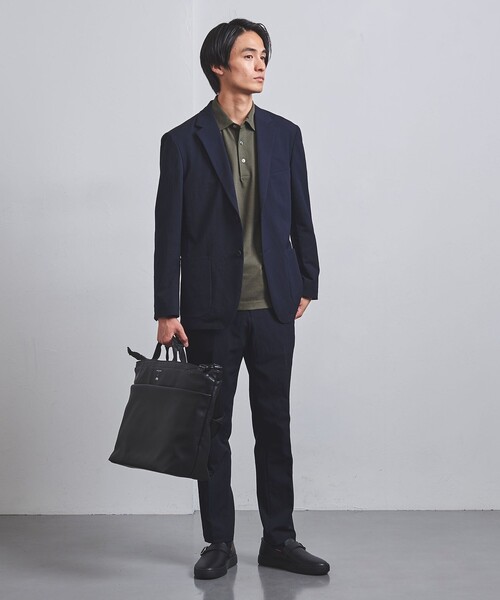 UNITED ARROWS（ユナイテッドアローズ）の「ハニカム ショートスリーブ ポロシャツ COMFORT EASY-MODEL-抗菌防臭-（ポロシャツ・メンズ・ホワイト/ライトグレー/オリーブ/ネイビー・M/XL/L/S）」の7枚目の写真