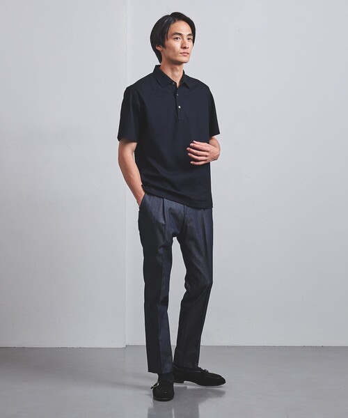 UNITED ARROWS（ユナイテッドアローズ）の「ハニカム ショートスリーブ ポロシャツ COMFORT EASY-MODEL-抗菌防臭-（ポロシャツ・メンズ・ホワイト/ライトグレー/オリーブ/ネイビー・M/XL/L/S）」の12枚目の写真