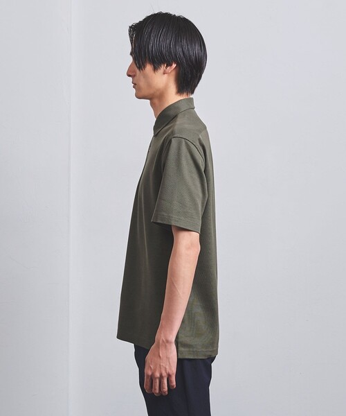 UNITED ARROWS（ユナイテッドアローズ）の「ハニカム ショートスリーブ ポロシャツ COMFORT EASY-MODEL-抗菌防臭-（ポロシャツ・メンズ・ホワイト/ライトグレー/オリーブ/ネイビー・M/XL/L/S）」の14枚目の写真