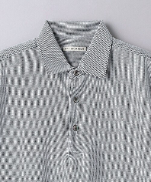 UNITED ARROWS（ユナイテッドアローズ）の「ハニカム ショートスリーブ ポロシャツ COMFORT EASY-MODEL-抗菌防臭-（ポロシャツ・メンズ・ホワイト/ライトグレー/オリーブ/ネイビー・M/XL/L/S）」の21枚目の写真