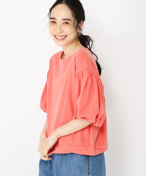 studio CLIP（スタディオクリップ）の「バルーンふわ袖プルオーバー（Tシャツ/カットソー・レディース・ブラック/オレンジ/オフホワイト/グレー・FREE）」の12枚目の写真