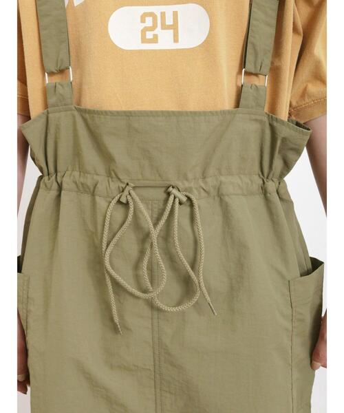 Samansa Mos2（サマンサ モスモス）の「◎サスペンダー付スカート（スカート・レディース・オフホワイト/カーキ/ブラック・F）」の10枚目の写真