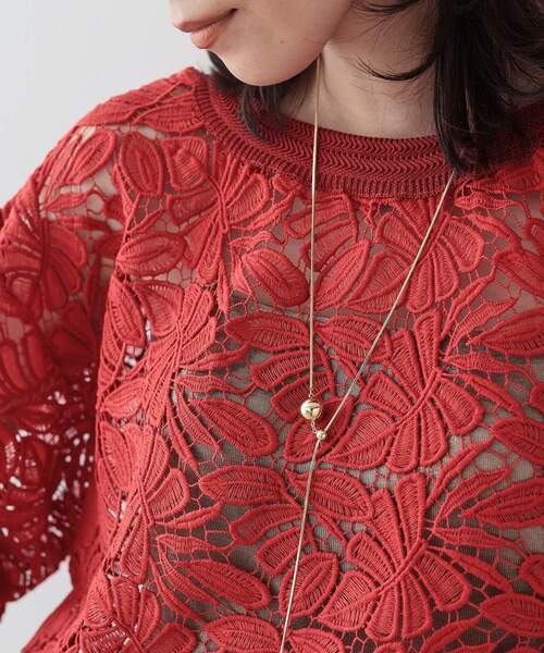 GALLEST（ギャレスト）の「◆ポイントパール調ネックレス（ネックレス・レディース・ゴールド・00）」の2枚目の写真