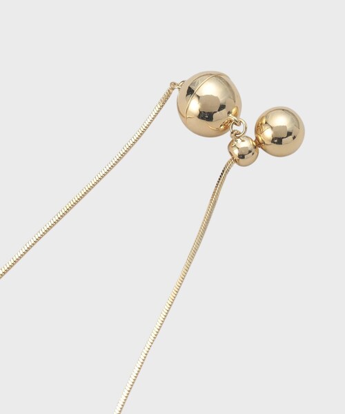 GALLEST（ギャレスト）の「◆ポイントパール調ネックレス（ネックレス・レディース・ゴールド・00）」の5枚目の写真