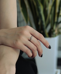 bonu.（ボヌ）の「【サージカルステンレス】1粒ジルコニアリング（リング）」