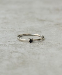 bonu.（ボヌ）の「【サージカルステンレス】1粒ジルコニアリング（リング）」