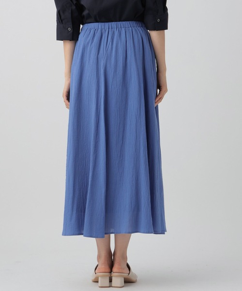 Elura（エルーラ）の「楊柳フレアスカート/128703（スカート・レディース・ブルー/ブラック/グリーン・FREE）」の17枚目の写真