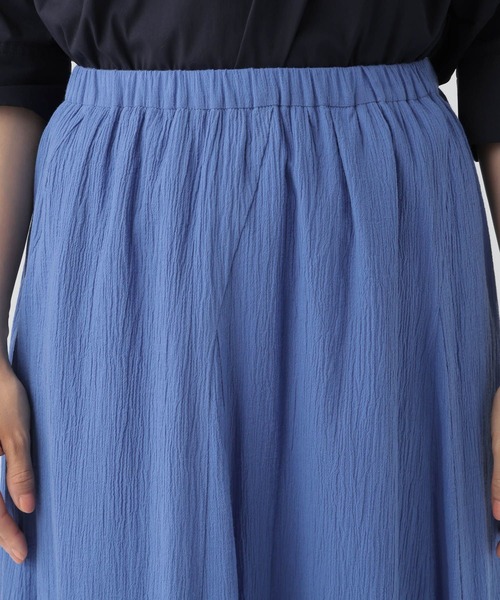 Elura（エルーラ）の「楊柳フレアスカート/128703（スカート・レディース・ブルー/ブラック/グリーン・FREE）」の16枚目の写真