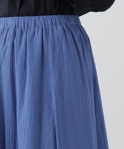 Elura（エルーラ）の「楊柳フレアスカート/128703（スカート・レディース・ブルー/ブラック/グリーン・FREE）」の15枚目の写真