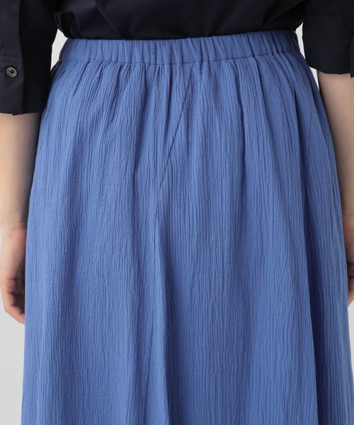 Elura（エルーラ）の「楊柳フレアスカート/128703（スカート・レディース・ブルー/ブラック/グリーン・FREE）」の13枚目の写真