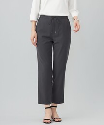 【洗える】PLAIN WEAVE トロ テーパード パンツ