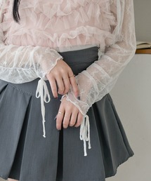 tulle ribbon tops / チュールリボントップス