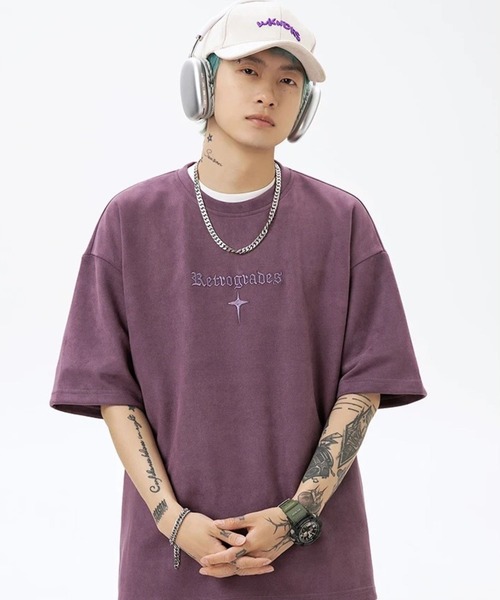 sevens(セブンズ)の「【sevens】ストリート刺繍オーバーTシャツ(Tシャツ/カットソー・レディース・ブラック/オフホワイト/パープル・FREE)」の6枚目の写真