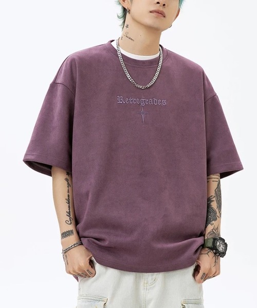 sevens(セブンズ)の「【sevens】ストリート刺繍オーバーTシャツ(Tシャツ/カットソー・レディース・ブラック/オフホワイト/パープル・FREE)」の8枚目の写真
