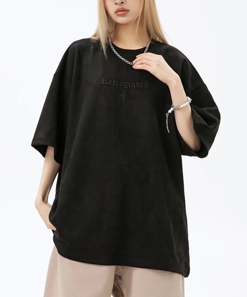 sevens(セブンズ)の「【sevens】ストリート刺繍オーバーTシャツ(Tシャツ/カットソー・レディース・ブラック/オフホワイト/パープル・FREE)」の12枚目の写真