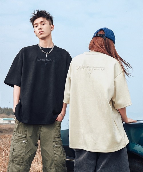 sevens(セブンズ)の「【sevens】ストリート刺繍オーバーTシャツ(Tシャツ/カットソー・レディース・ブラック/オフホワイト/パープル・FREE)」の22枚目の写真