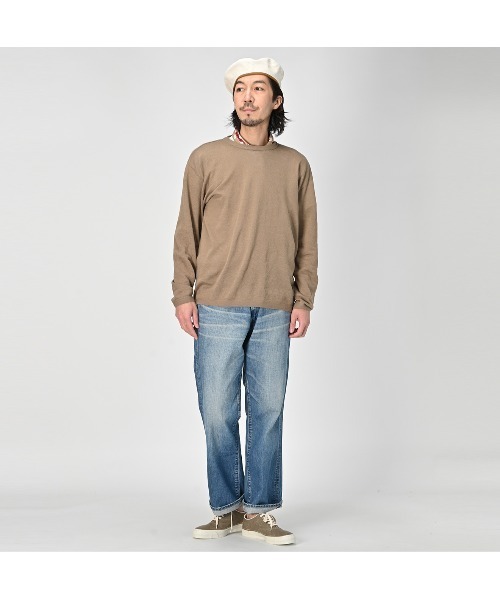 45R（フォーティファイブアール）の「ライ麦デニムのクロスビー5（重）（デニムパンツ・レディース・ブルー系その他/ブルー系その他2・32inch/30inch/31inch/33inch/34inch/36inch）」の12枚目の写真