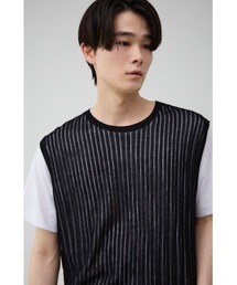 AZUL by moussy | クロシェニットベスト(ベスト)