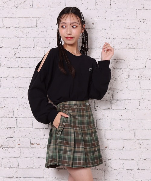 PINKHUNT(ピンクハント)の「PINKHUNT ピンクハント プリーツスカート 0001K 小学生女の子 服(スカート・キッズ・パープル/レッド/アッシュグレー/ベビーピンク/グリーン/ブルー・120cm/130cm/140cm/150cm/160cm)」の22枚目の写真