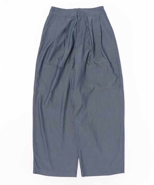 STYLEBLOCK（スタイルブロック）の「デニムライクタックパンツ（デニムパンツ・レディース・ネイビー/ブルー/サックスブルー・M）」の2枚目の写真