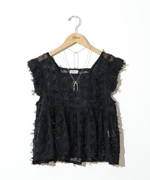 flower(フラワー)の「リボンチャームネックレス(ネックレス・レディース・ゴールド/シルバー・FREE)」の9枚目の写真