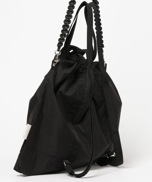 Anui（アニュイ）の「【UNISEX/CONTROL FREAK】ナイロン3WAYスクエアトートBAG（トートバッグ・レディース・ブラック・FREE）」の10枚目の写真