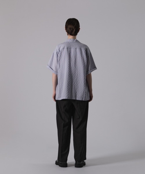 セール】SHEERSUCKER CHECK SHIRT / シアサッカーチェックシャツ