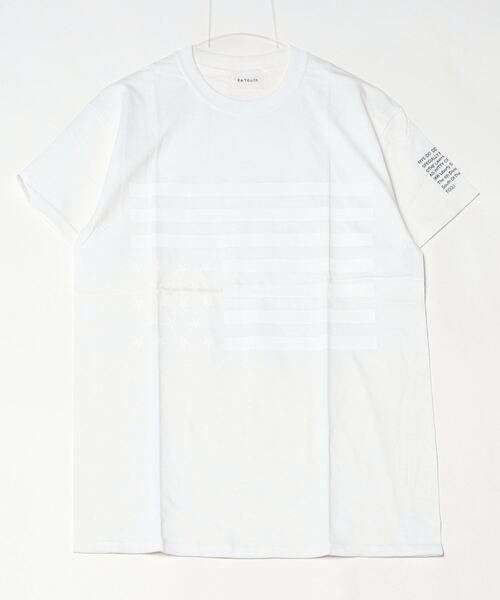 MYE-DO'(マイ・ドゥ)の「GD Tシャツ ”STARS AND STRIPES”(Tシャツ/カットソー・メンズ・ブラック×ブラック/ホワイト×ブラック/ブラック×ホワイト/ネイビー/グレー/ホワイト×ホワイト/イエロー・LARGE/X-LARGE/SMALL/MEDIUM)」の2枚目の写真
