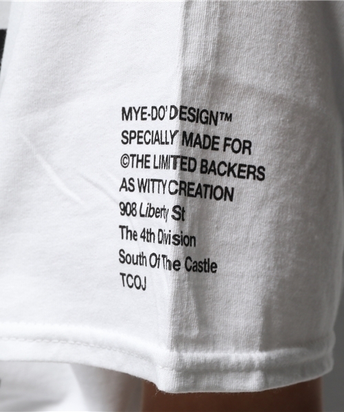 MYE-DO'(マイ・ドゥ)の「GD Tシャツ ”STARS AND STRIPES”(Tシャツ/カットソー・メンズ・ブラック×ブラック/ホワイト×ブラック/ブラック×ホワイト/ネイビー/グレー/ホワイト×ホワイト/イエロー・LARGE/X-LARGE/SMALL/MEDIUM)」の13枚目の写真