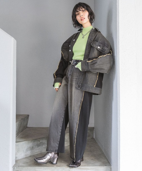 PAGEBOY(ページボーイ)の「ストレッチヒールブーツ(ブーツ・レディース・ブロンズ/ブラック・MEDIUM/LARGE)」の7枚目の写真