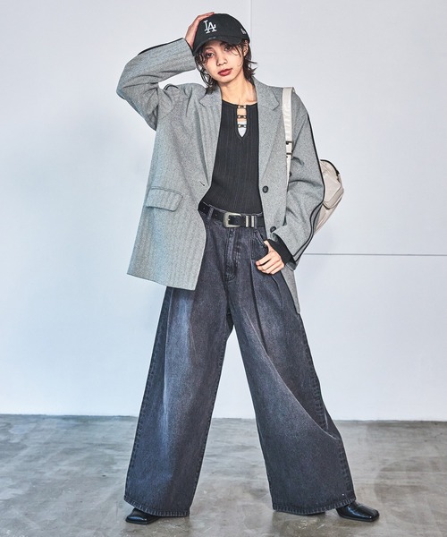 PAGEBOY(ページボーイ)の「ストレッチヒールブーツ(ブーツ・レディース・ブロンズ/ブラック・MEDIUM/LARGE)」の21枚目の写真